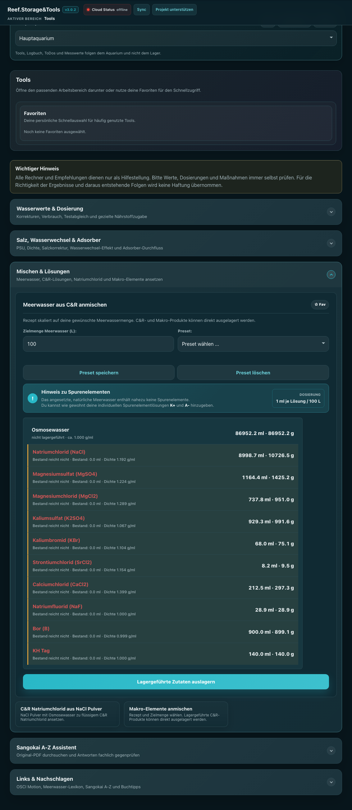 Screenshot Tools Mischen